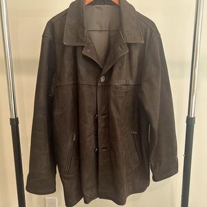 Men’s Italian suede leather jacket